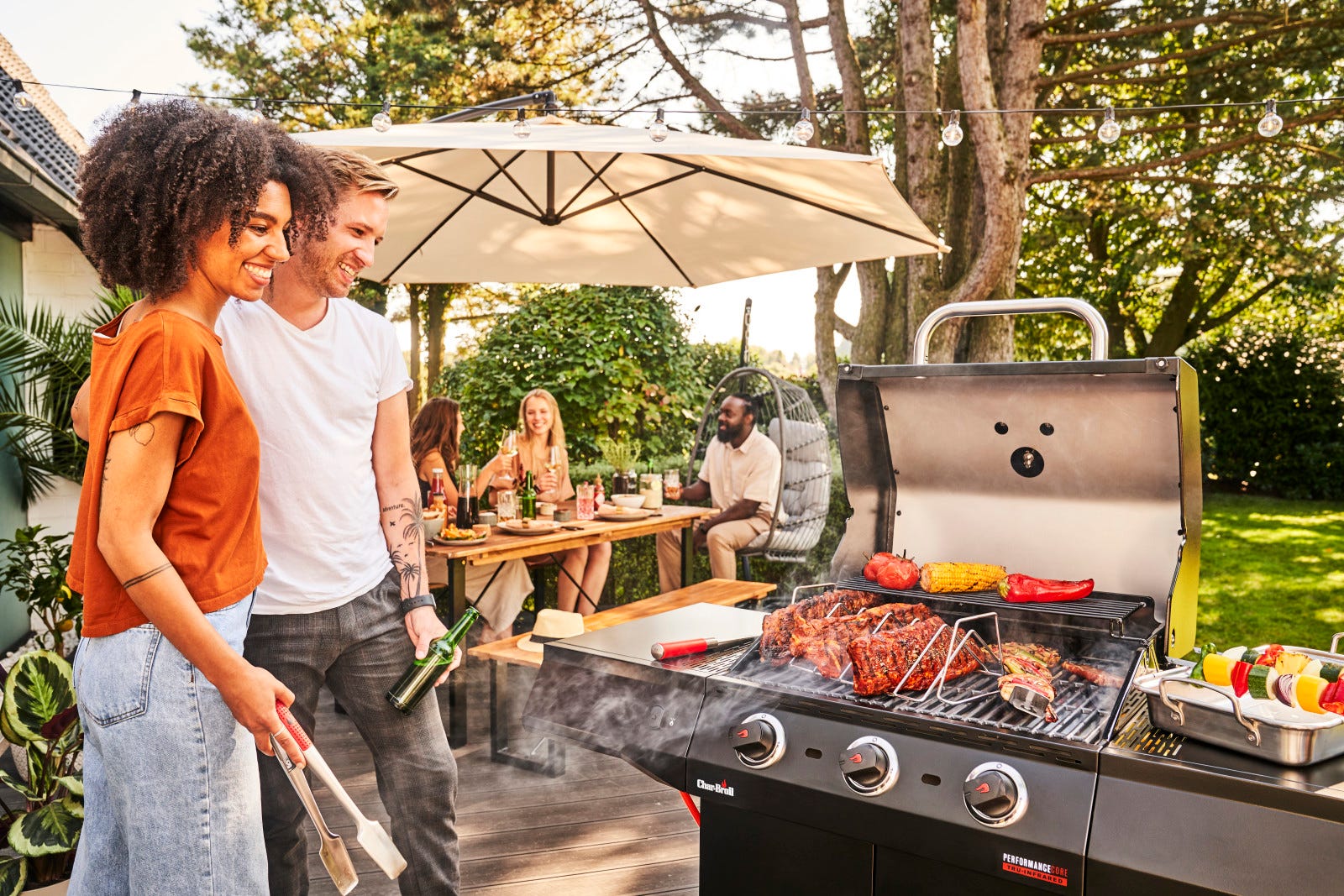 Grillgaller av gjutjärn