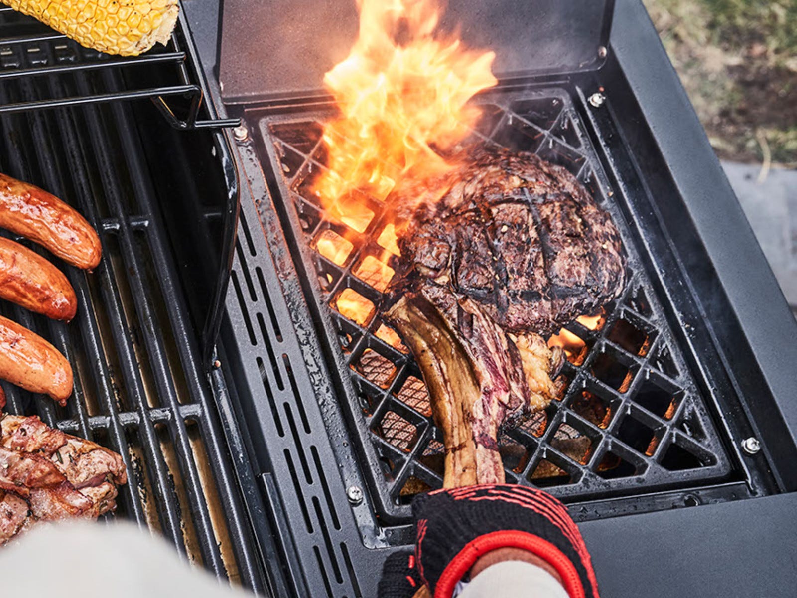 Mer grillkraft tack vare högpresterande sear-brännare
