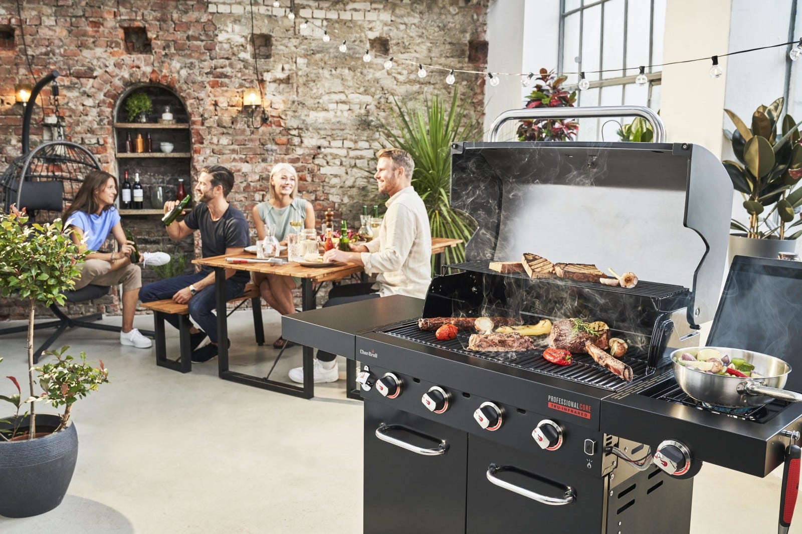 Grillgaller av gjutjärn